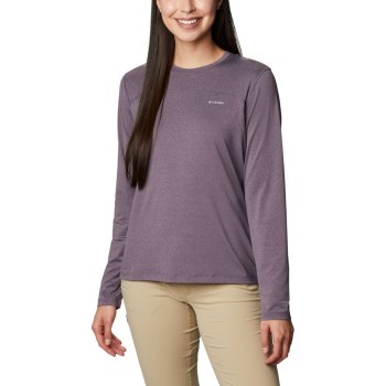 Columbia Gran Paradiso Long Sleeve, Sudaderas Morados Para Mujer | 701529-KJN